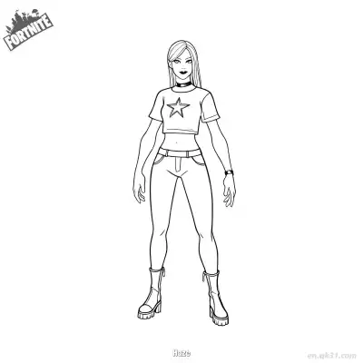 Free printable Haze 02 Coloring Page - Free PDF Printable Fortnite Coloring Sheets coloring page